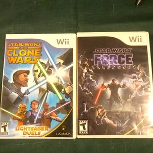 Bundle of 2 Wii games: Star Wars